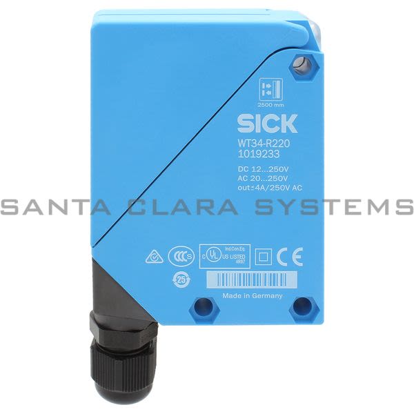 Sick WT34-R220 Photoelectric Proximity Sensor | 1019233 Product Image