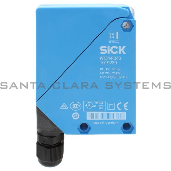 Sick WT34-R240 Photoelectric Proximity Sensor | 1019239 Product Image
