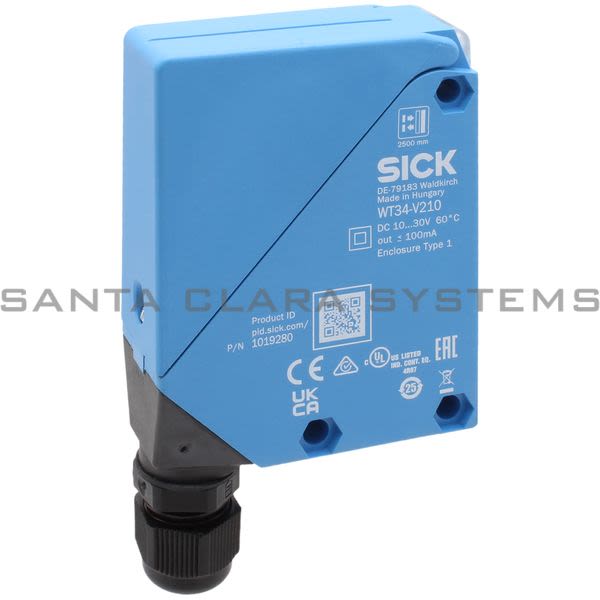 Sick WT34-V210 Photoelectric Proximity Sensor | 1019280 Product Image