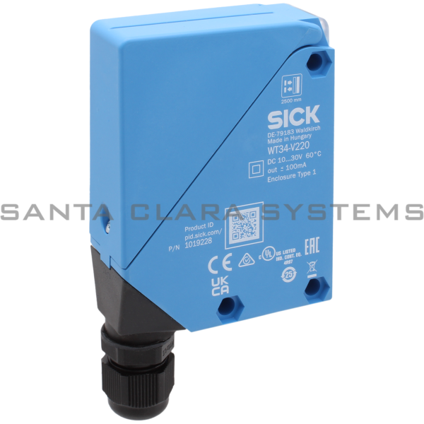 Sick WT34-V220 Photoelectric Proximity Sensor | 1019228 Product Image