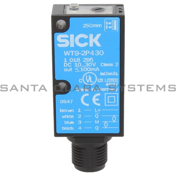 Sick WT9-2P430 Photoelectric Proximity Sensor | 1018295 Product Image
