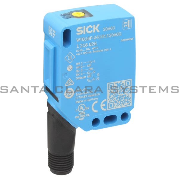 Sick WTB16P-24161120A00 Photoelectric Sensor | 1218626 Product Image