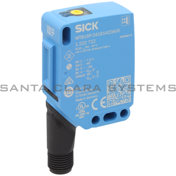 Sick WTB16P-24161420A00 Photoelectric Sensor | 1222722 Product Image