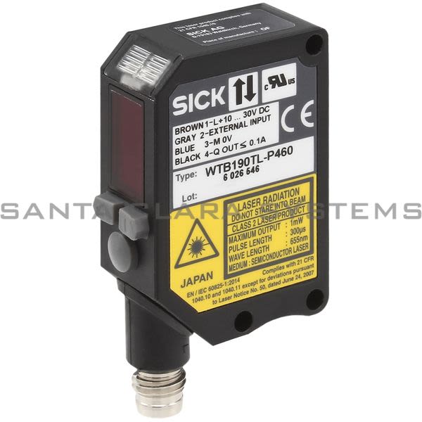 Sick WTB190TL-P460 Photoelectric Proximity Sensor | 6026546 Product Image