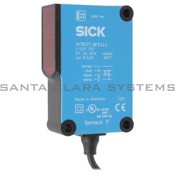 Sick WTB27-3P1111 Photoelectric Sensor | 1027752 Product Image