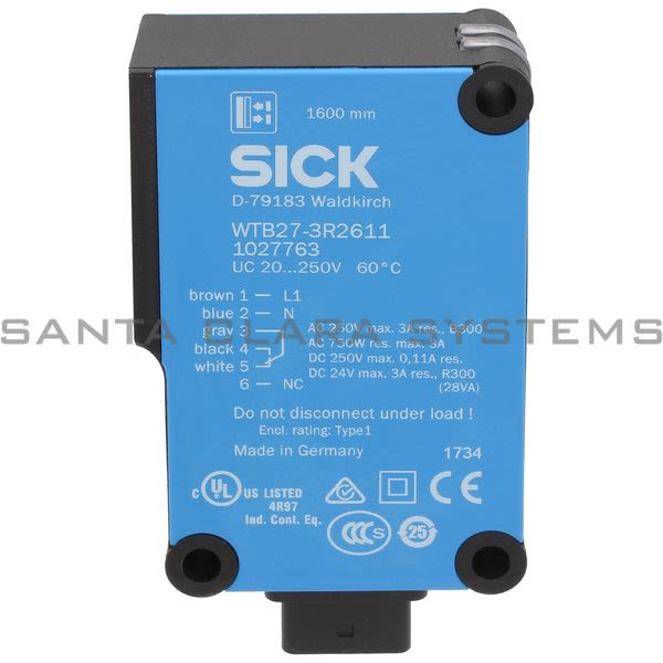 Sick WTB27-3R2611 Photoelectric Proximity Switch | 1027763 Product Image
