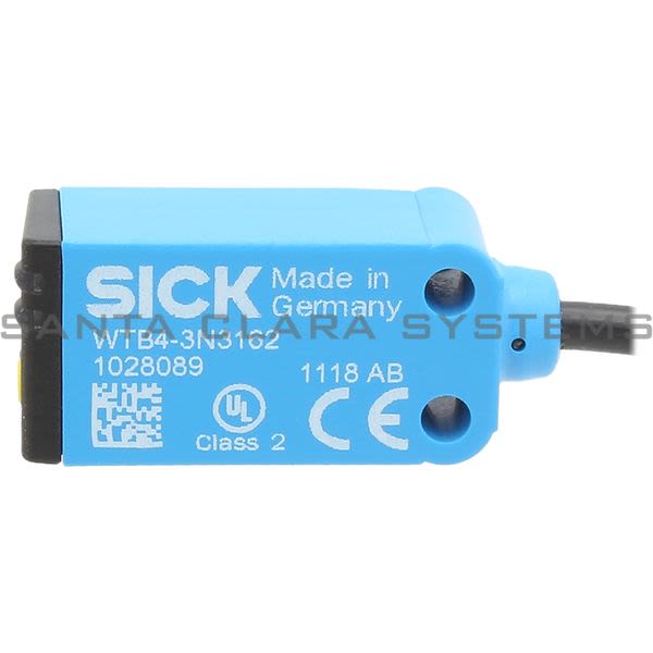 Sick WTB4-3N3162 Photoelectric Proximity Sensor Background Suppression | 1028089 Product Image