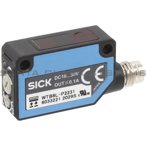 Sick WTB8L-P2231 Photoelectric Proximity Sensor Background Supression | 6033221 Product Image