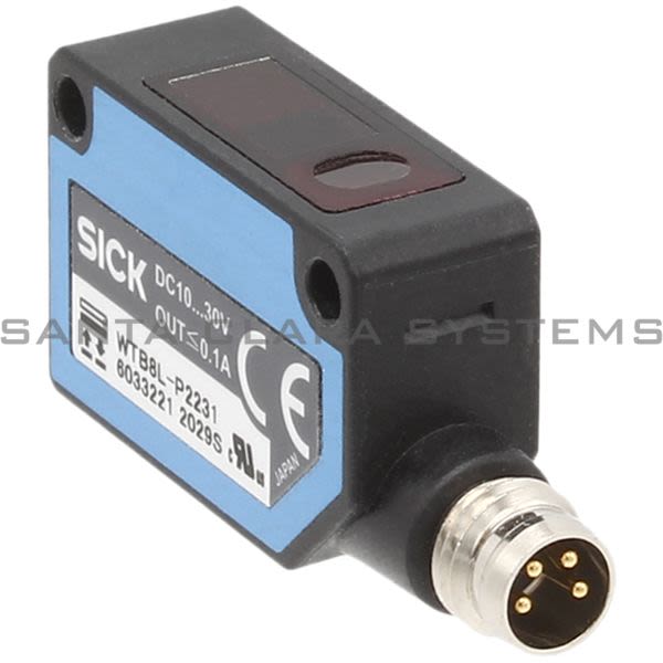 Sick WTB8L-P2231 Photoelectric Proximity Sensor Background Supression | 6033221 Product Image