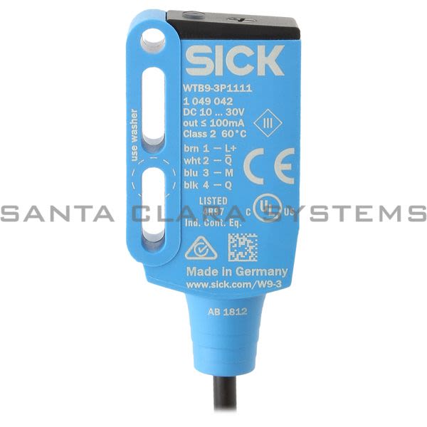 Sick WTB9-3P1111 Photoelectric Sensor | 1049042 Product Image