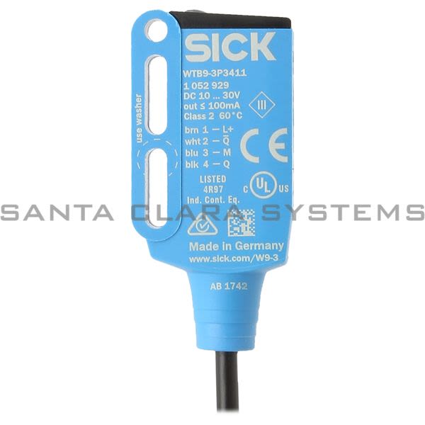 Sick WTB9-3P3411 Photoelectric Proximity Sensor Background Supression | 1052929 Product Image