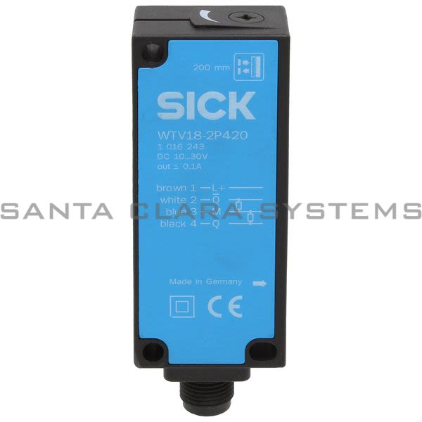 Sick WTV18-2P420 Photoelectric Proximity Sensor | 1016243 Product Image