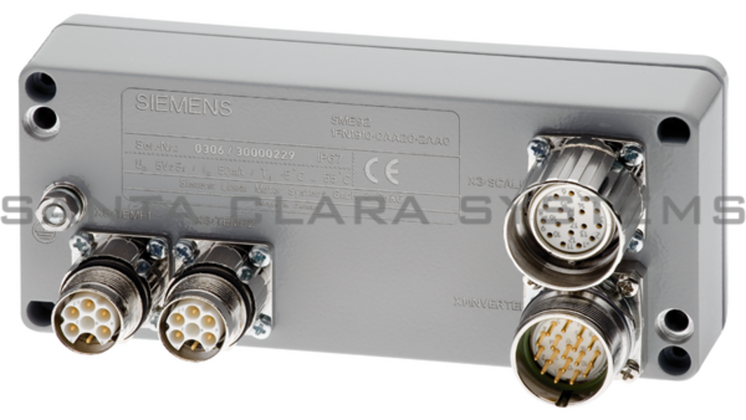 Siemens 1FN1910-0AA20-2AA0 Linear Motor Connector Box Product Image