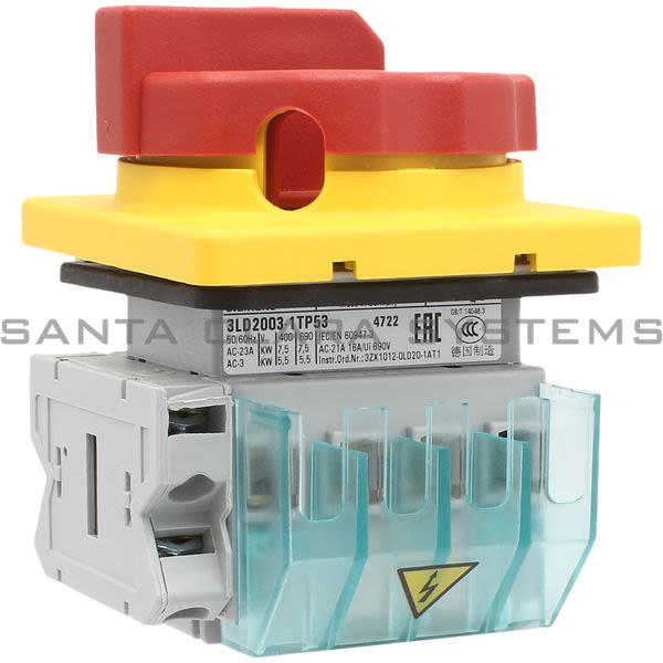 Siemens 3LD2003-1TP53 Disconnect Switch Product Image