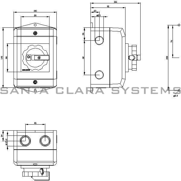 Siemens 3LD2 264-1TS53-0US2  Disconnect Switch | 3LD2264-1TS53-0US2 Product Image