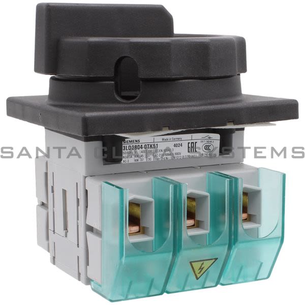 Siemens 3LD2804-0TK51 Disconnect Switch Product Image