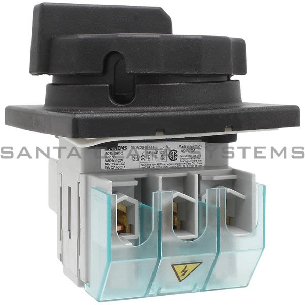 Siemens 3LD5020-0TK11 Disconnect Switch Product Image