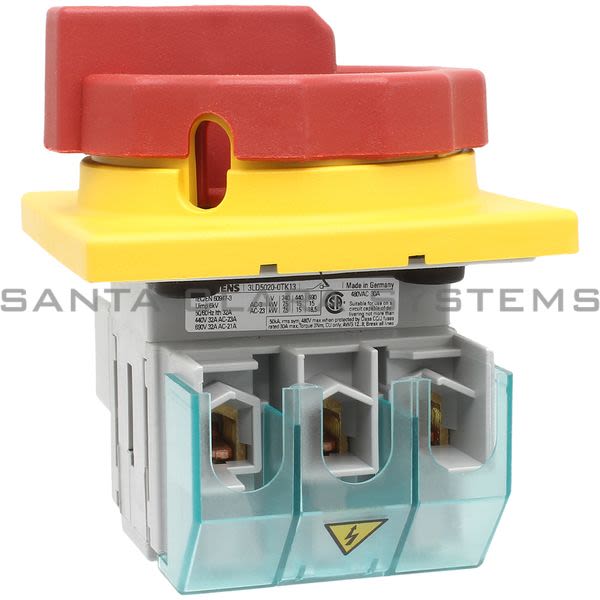 Siemens 3LD5020-0TK13 Disconnect Switch Product Image