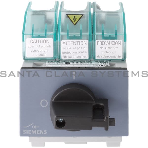 Siemens 3LD5200-0TK11 Disconnect Switch Product Image