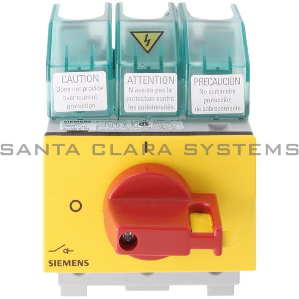 Siemens 3LD5200-0TK13 Disconnect Switch Product Image