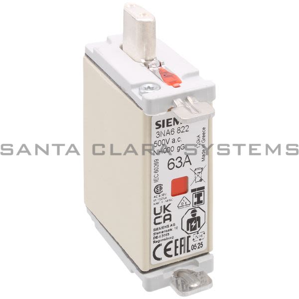 Siemens 3NA6822 Fuse Product Image