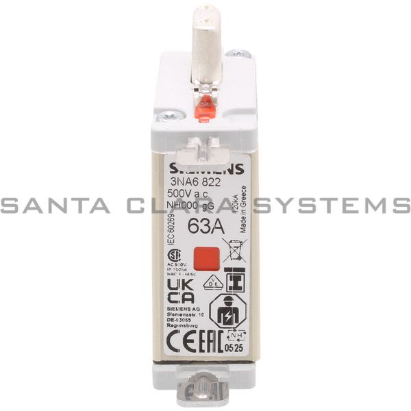 Siemens 3NA6822 Fuse Product Image