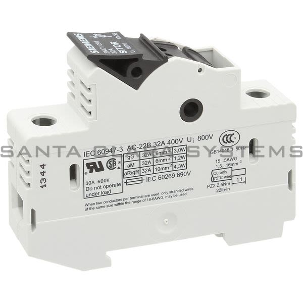 Siemens 3NC1091 Fuse Holder | 3NC1091 Product Image