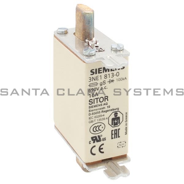 Siemens 3NE1813-0 Fuse | 3NE1813-0 Product Image
