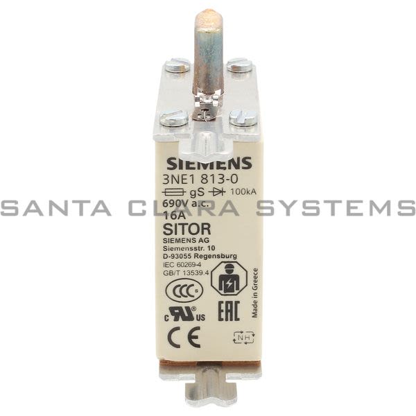 Siemens 3NE1813-0 Fuse | 3NE1813-0 Product Image