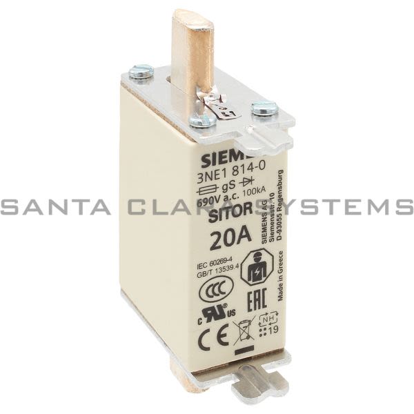Siemens 3NE1814-0 Fuse Link | 3NE1814-0 Product Image