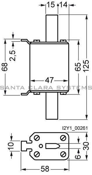 Siemens 3NE4101 Fuse Link | 3NE4101 | 32A 1000V A.C. Product Image