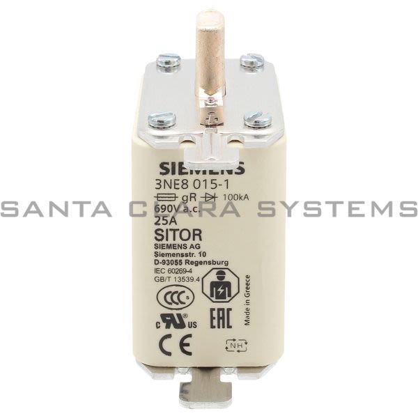 Siemens 3NE8 015-1  Fusible Link | 3NE8015-1 Product Image