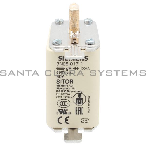Siemens 3NE8 017-1  Fusible Link | 3NE8017-1 Product Image