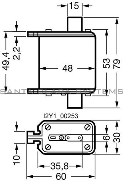 Siemens 3NE8022-1 Fusible Link | SITOR | 3NE8022-1 Product Image