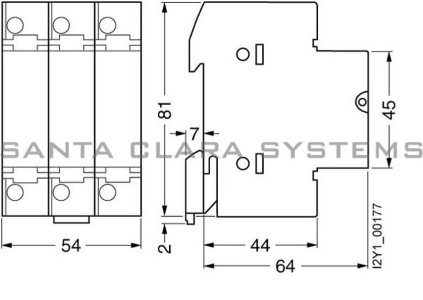Siemens 3NW7033 Fuse Holder | 3NW7033 Product Image