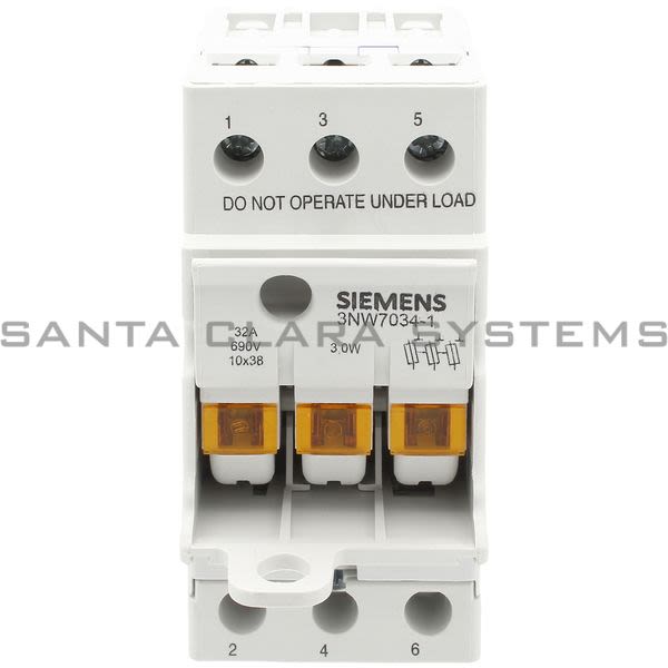 Siemens 3NW7034-1 Fuse Holder | 3NW7034-1 Product Image