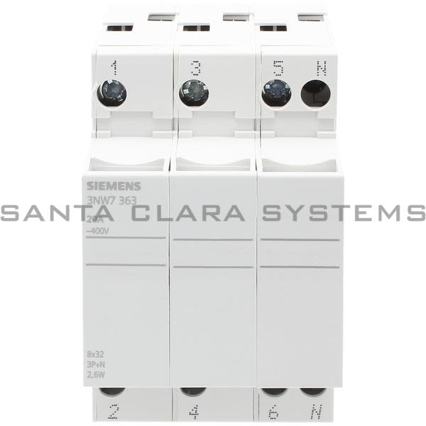 Siemens 3NW7363 Fuse Holder | 3NW7363 Product Image