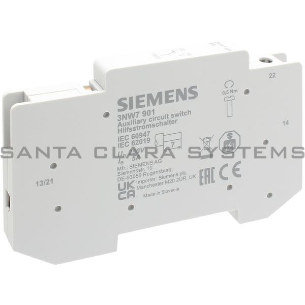 Siemens 3NW7901 Auxiliary Switch | 3NW7901 Product Image