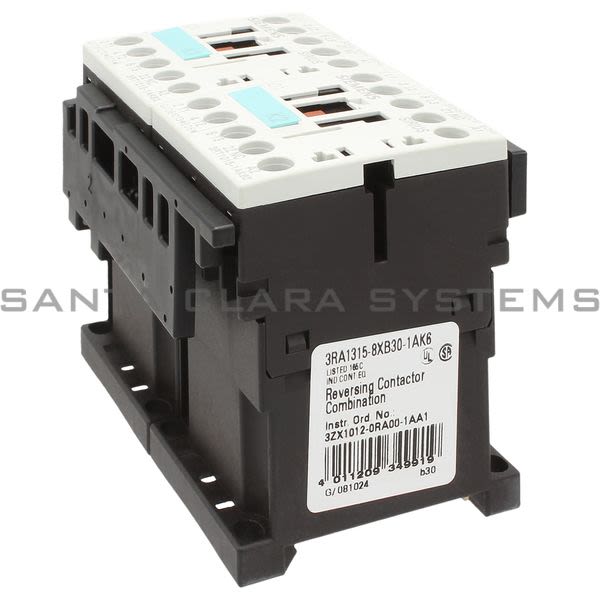 Siemens 3RA1315-8XB30-1AK6 Reversing Contactor | Sirius | 3RA1315-8XB30-1AK6 Product Image