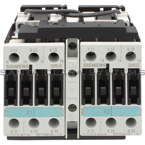 Siemens 3RA1325-8XB30-1AK6 Reversing Contactor | Sirius | 3RA1325-8XB30-1AK6 Product Image