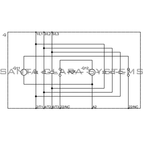Siemens 3RA2316-8XB30-1AP6 Reversing Contactor Product Image