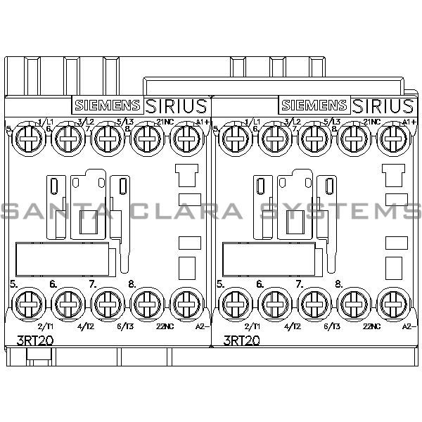 Siemens 3RA2318-8XB30-1BB4 Reversing Contactor Product Image