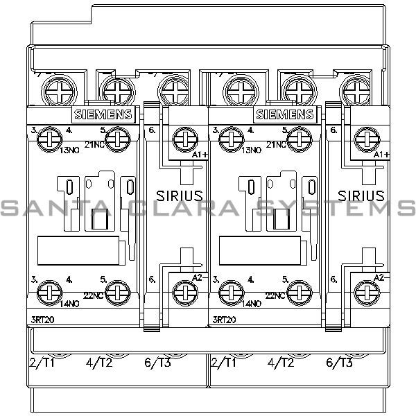 Siemens 3RA2327-8XB30-1BB4 Reversing Contactor Product Image