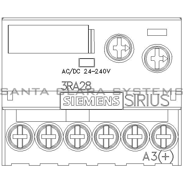 Siemens 3RA2811-1CW10 Timing Relay | Sirius | 3RA2811-1CW10 Product Image