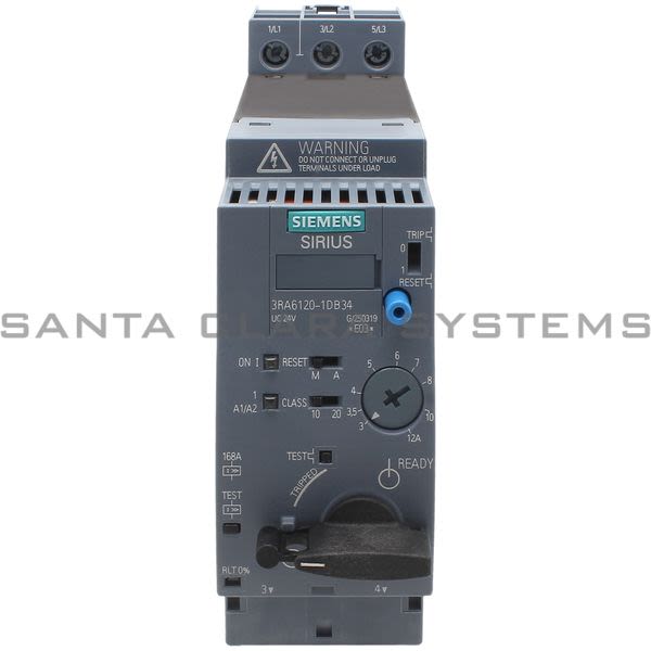 Siemens 3RA6120-1DB34 Starter | 3RA6120-1DB34 Product Image
