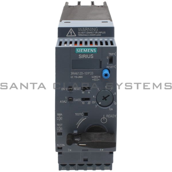 Siemens 3RA6120-1DP33 Starter | 3RA6120-1DP33 Product Image