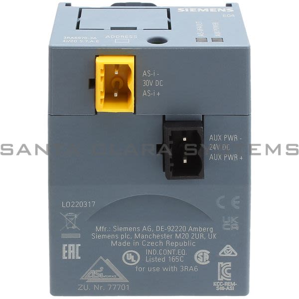 Siemens 3RA6970-3A Connection Module | 3RA6970-3A Product Image