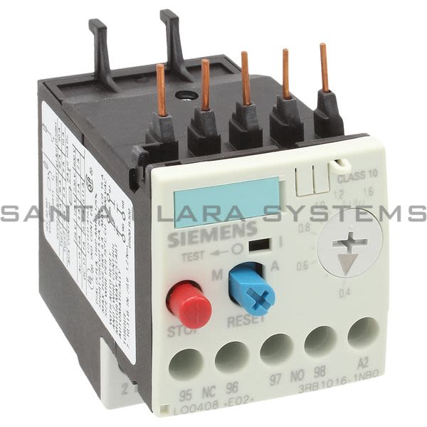 Siemens 3RB1016-1NB0 Overload Relay Product Image