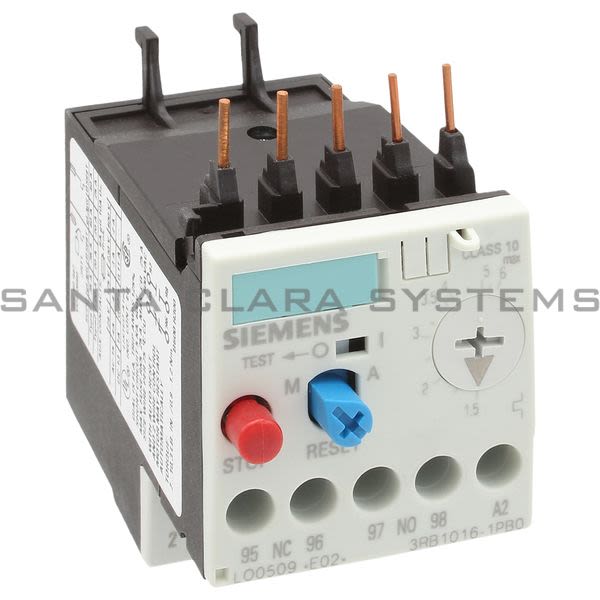 Siemens 3RB1016-1PB0 Overload Relay | 3RB1016-1PB0 Product Image