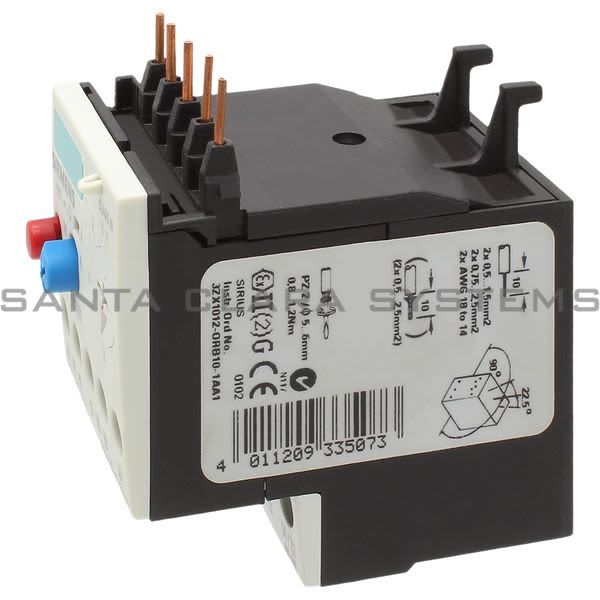Siemens 3RB1016-2SB0 Overload Relay | 3RB1016-2SB0 Product Image